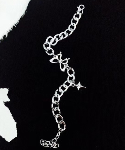 B.I.D. ブレスレット 「バタフライスターダストチェーンブレスレット