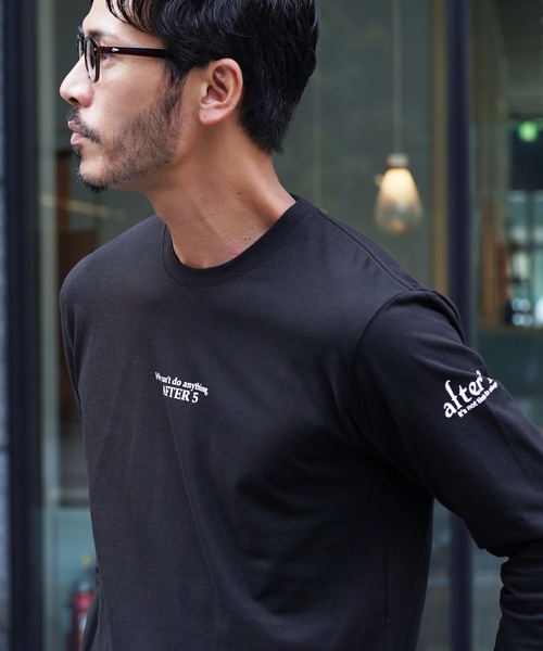 JIGGYS SHOP（ジギーズショップ） tシャツ マルチプリント長袖ロンT