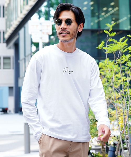 JIGGYS SHOP tシャツ マルチプリント長袖ロンTカットソー