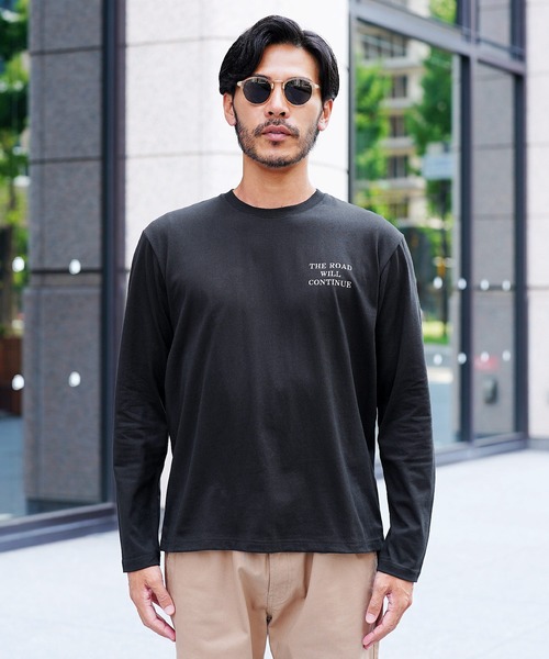 JIGGYS SHOP tシャツ マルチプリント長袖ロンTカットソー