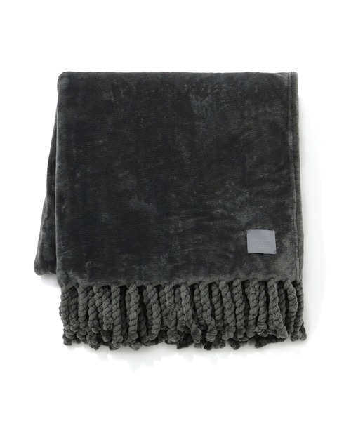 ブランケット ゴーディス なめらか スロー（ひざ掛け） 1700&times;1300 ダークグレー レディース