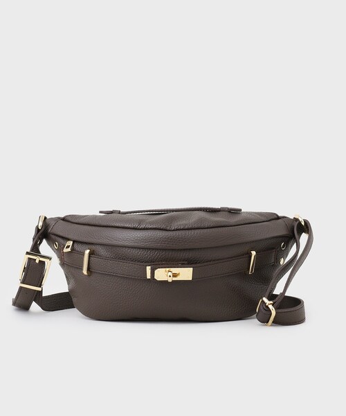 MILOS（ミロス） バッグ ウエストポーチ 「MILOS」レザーボディバッグ