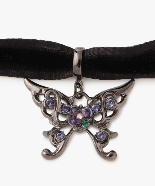 ANNA SUI（アナスイ） ネックレス バタフライモチーフ チョーカー