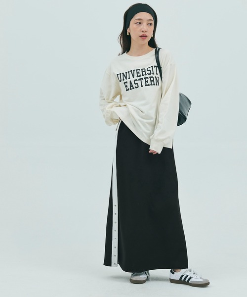 coca スカート ソフトスウェットサイドラインスカート : ZOZOTOWN