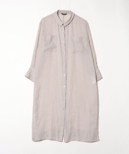 URBAN RESEARCH ROSSO WOMEN」 シャツワンピース FREE パープル 