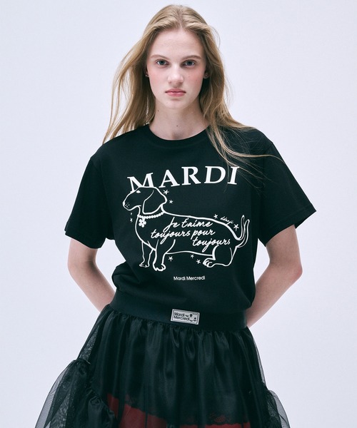 tシャツ TSHIRT SWING THE TAIL DDANJI FLOWER CHOKER レディース