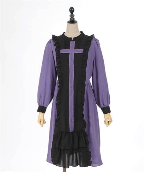 最終お値下げ♡familiar♡ワンピース♡新品♡110♡ axes femme POETIQUE ワンピース レースクロスシスター