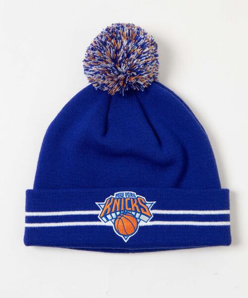NBA ニット帽 ニットキャップ ∴WEGO/別注NBA ポンポンニットキャップ