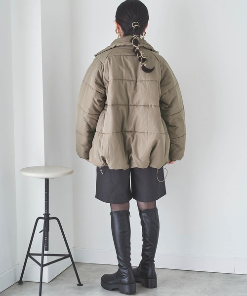 mil（ミル） アウター 「150cm前後の小柄さんサイズ」裾ドロスト