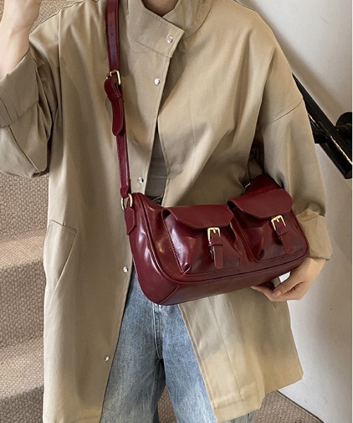 FREE STYLISTS ショルダーバッグ バッグ ヴィンテージ 外ポケット