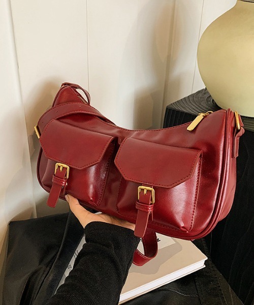 FREE STYLISTS ショルダーバッグ バッグ ヴィンテージ 外ポケット