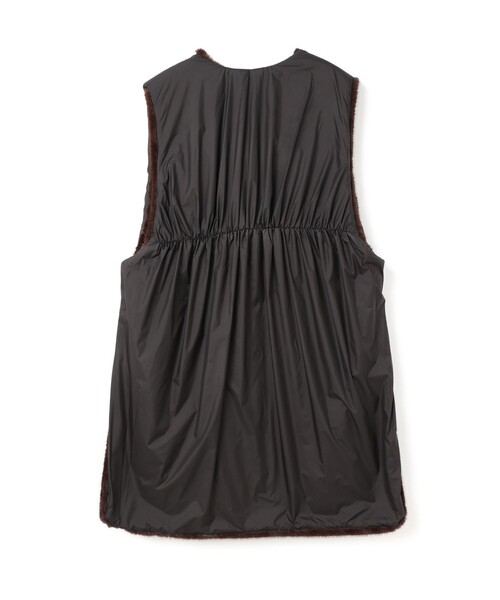 mizuiroind（ミズイロインド） ベスト ジレ ファーボアリバーシブル