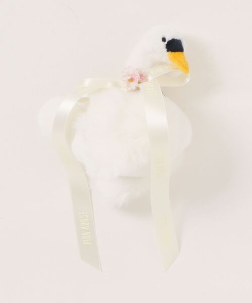 ピンクハウス　ブローチ　ぬいぐるみ　コサージュ PINK HOUSE ブローチ SWAN LAKE ぬいぐるみコサージュ