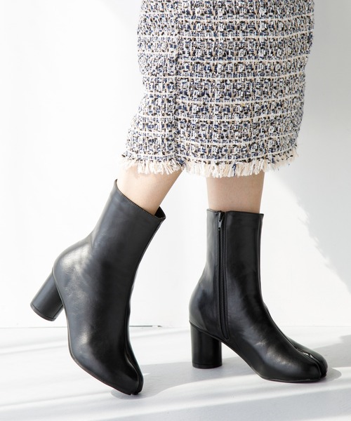 「attagirl」 ショートブーツ M アイボリー レディース_画像8