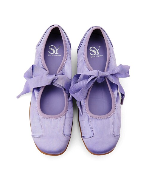 SY UNITED ARROWS バレエシューズ パンプス 「SY」リボンソフト