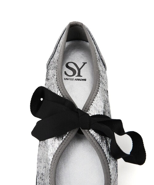 SY UNITED ARROWS バレエシューズ パンプス 「SY」リボンソフト