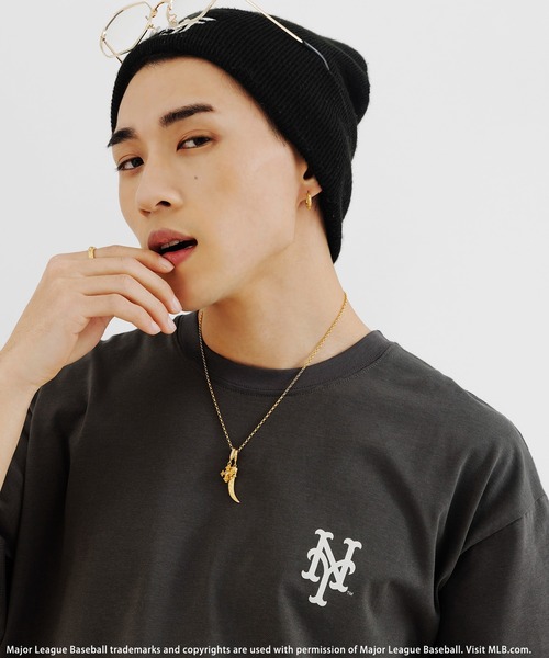 tシャツ 「平野莉玖コラボ」「MLB」photoTシャツ レディース メンズ 平野莉玖コラボ】【MLB】photoTシャツ（Tシャツ/カットソー
