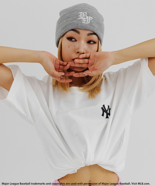 BACK TO THE FIELD tシャツ 「平野莉玖コラボ」「MLB」photoT