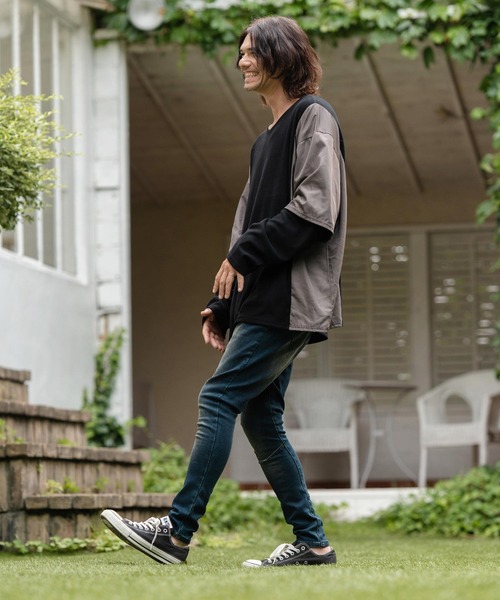 「CAMBIO」 スキニーパンツ M ブラック メンズ_画像4