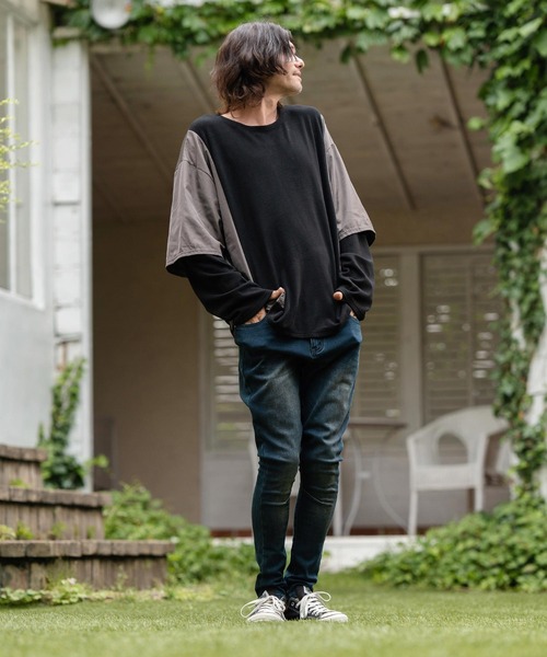 「CAMBIO」 スキニーパンツ M ブラック メンズ_画像5