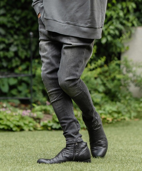 「CAMBIO」 スキニーパンツ M ブラック メンズ_画像9