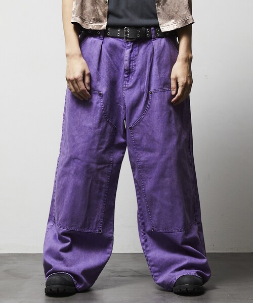 FREAK'S STORE ジーンズ ワイドシルエット バギーダブルニー