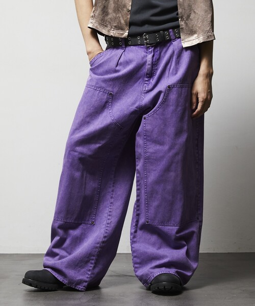 FREAK'S STORE ジーンズ ワイドシルエット バギーダブルニー