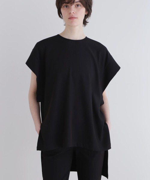 LE PHIL（ル フィル） ブラウス シャツ 半袖 2WAYツイルブラウス