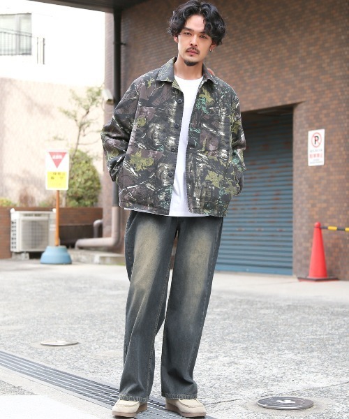 バギーなのに綺麗みえ大人の余裕パンツ genzai Chain baggy Denim Pants – YZ