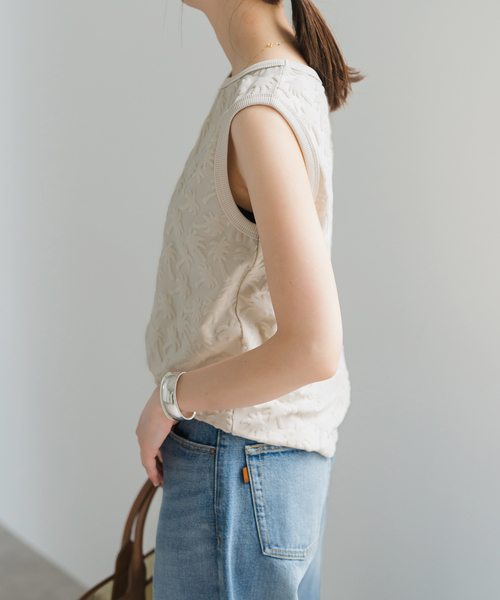 Spick＆Span タンクトップ ノースリーブ VIAN / ヴィアン