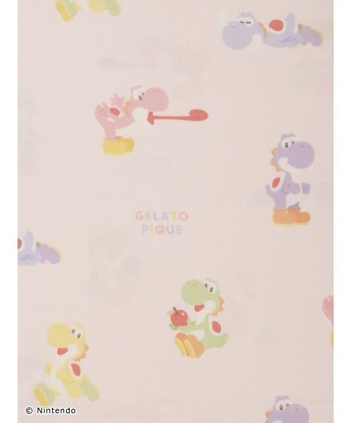 【スーパーマリオ】【キッズ】キノピオTシャツ&ショートパンツセット セール】【スーパーマリオ】【キッズ】キノピオ＆ヨッシーT
