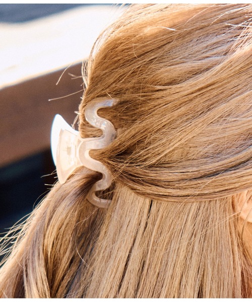 anap mimpi（アナップミンピ） ヘアクリップ ナミナミ クリア カラー