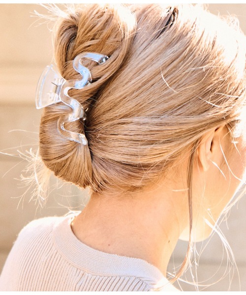 anap mimpi（アナップミンピ） ヘアクリップ ナミナミ クリア カラー