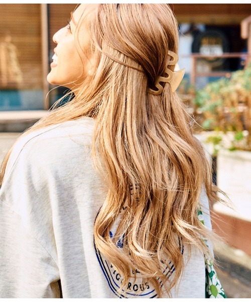clear mimosa   ヘアクリップ anap mimpi（アナップミンピ） ヘアクリップ ナミナミ クリア カラー