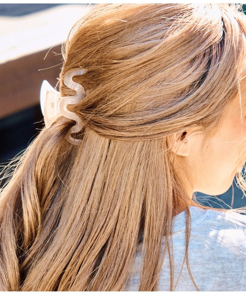 anap mimpi（アナップミンピ） ヘアクリップ ナミナミ クリア カラー
