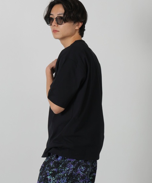 KokoAURALEE 半袖リブカットソー　ブラック OUT BRA カップ付き半袖リブカットソー[品番：PA000014507]｜coca