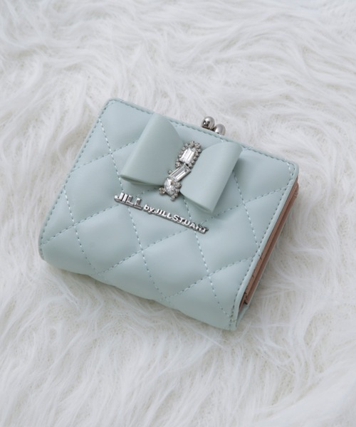 RIBBON キルトウォレット 水色 JILL by STUART 財布 「お気に入り登録6，000件超え」RIBBONキルト