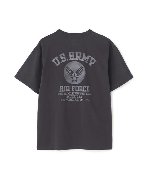 *AVIREX* ステンシル 半袖Tシャツ アーミー エアフォース AVIREX tシャツ MIL. STENCIL T-SHIRT US ARMY AIR FORCE