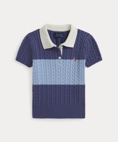 mini⭐︎123 　POLO 半袖ニット ラルフローレン 半袖ニット（ベビー、キッズ、マタニティ）の