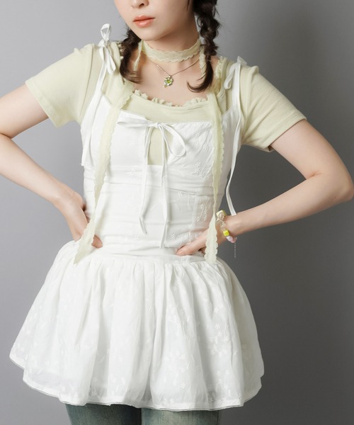 ジャスミン様お取り置き⭐︎美品【SUNDRY】コットンチュニック 4298 SHIZUKA KOMURO コットンカシミヤのビーズプリント
