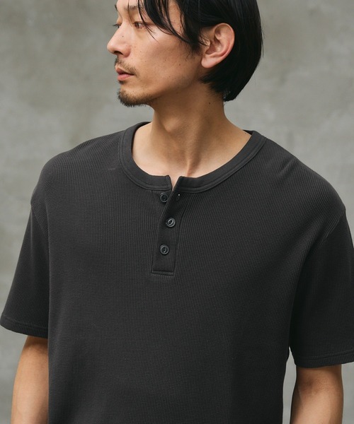 paradigm ヘンリーネック tシャツ 「paradigm」ガス焼きワッフル