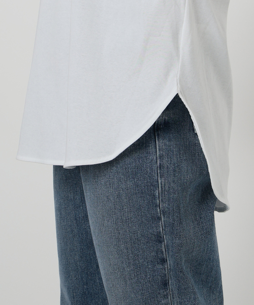 tシャツ 「追加」「洗える」接触冷感フレンチカットソー レディース La TOTALITE tシャツ 「追加」「洗える」接触冷感フレンチ