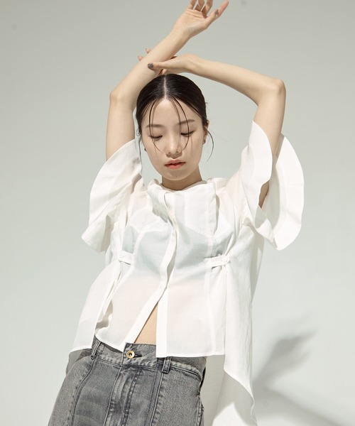 STUDIOUS ブラウス シャツ 「STUDIOUS/ステュディオス」Hem