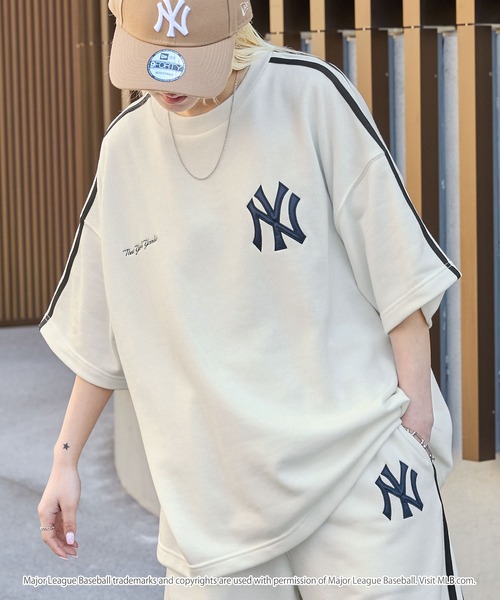 MLB LAセットアップ　L MLB 「MLB」 セットアップ L オフホワイト メンズ : ZOZOTOWN