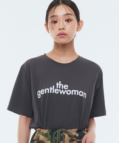 tシャツ 「Narcissus」ロゴプリントＴシャツ レディース