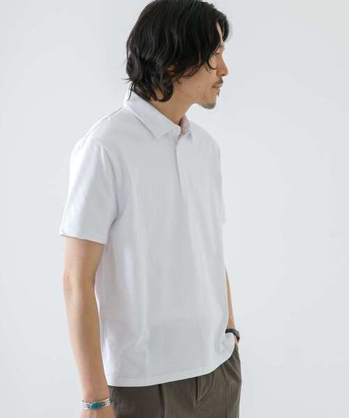 「URBAN RESEARCH ROSSO MEN」 半袖ポロシャツ MEDIUM グレー系その他 メンズ