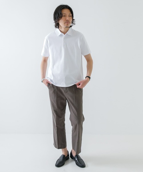 「URBAN RESEARCH ROSSO MEN」 半袖ポロシャツ MEDIUM グレー系その他 メンズ