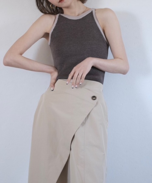 Reurie'（レウリィ） ノースリーブニット FREE ブルー レディース