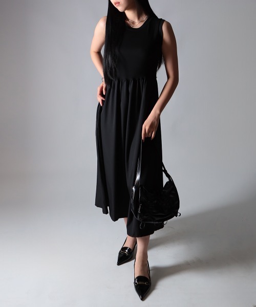 ワンピース バックオープンノースリーブワンピース : ZOZOTOWN Yahoo