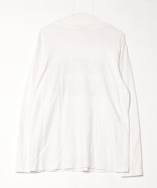 「Champion」 長(zhǎng)袖Tシャツ L ホワイト メンズ